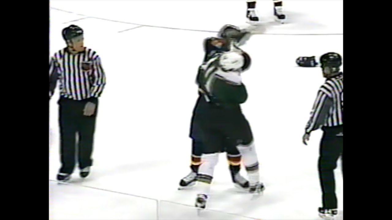 Brad Ference Vs. Brenden Morrow Jan. 18th, 2002