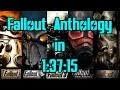 Fallout Anthology Speedrun in 1:37:15