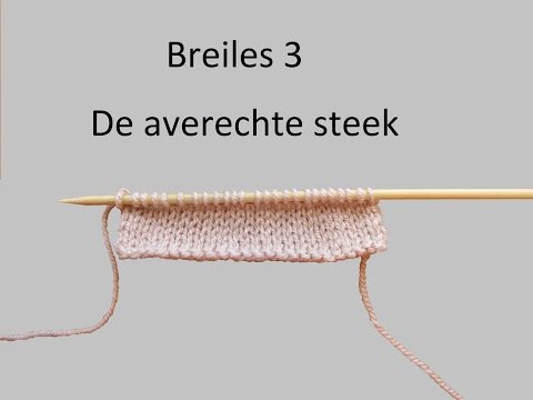 Video: Hoe U Een Averechte Lus Breit