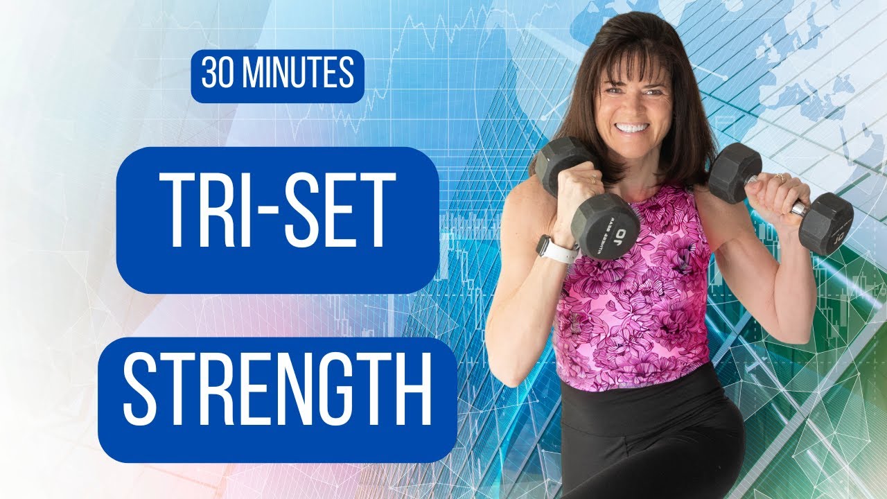 Tri Set Strength Training for Women Over 40 || Boost Metabolism & Tone ...