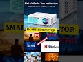 Aurzen EAZZE D1 Smart Projector | Native 1080P, Netflix Licensed, WiFi & Bluetooth,