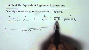 Add and Subtract Rational Expressions