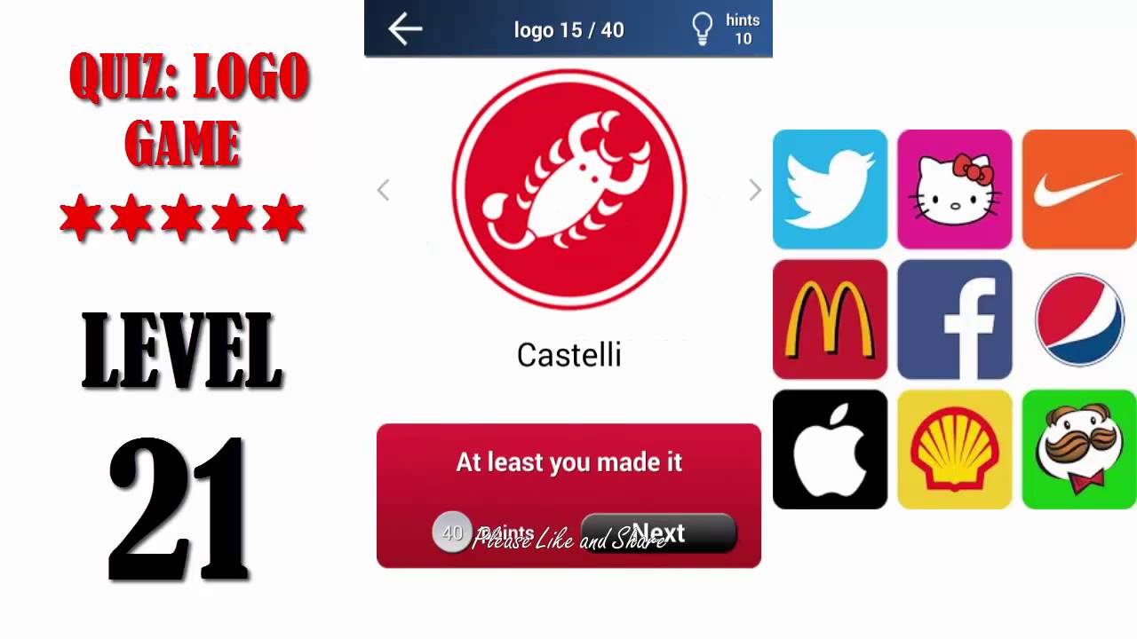 cheat pictures for level 21on logo pop logo quiz