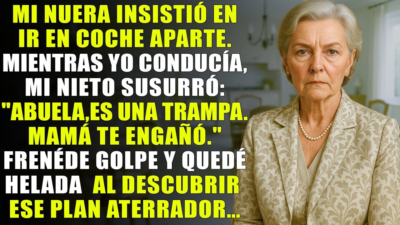 “Abuela, es una trampa” — Mi nieto me salvó del plan malvado de mi nuera en 6 palabras.
