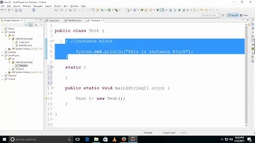 Java Blocks - Instance and Static Blocks - Intact Abode