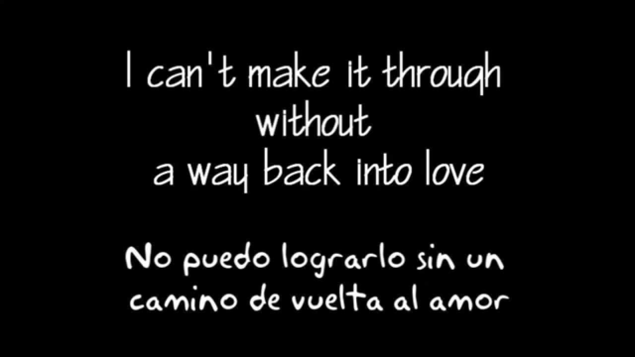 All I Want To Do Is Find A Way Back Into Love Youtube