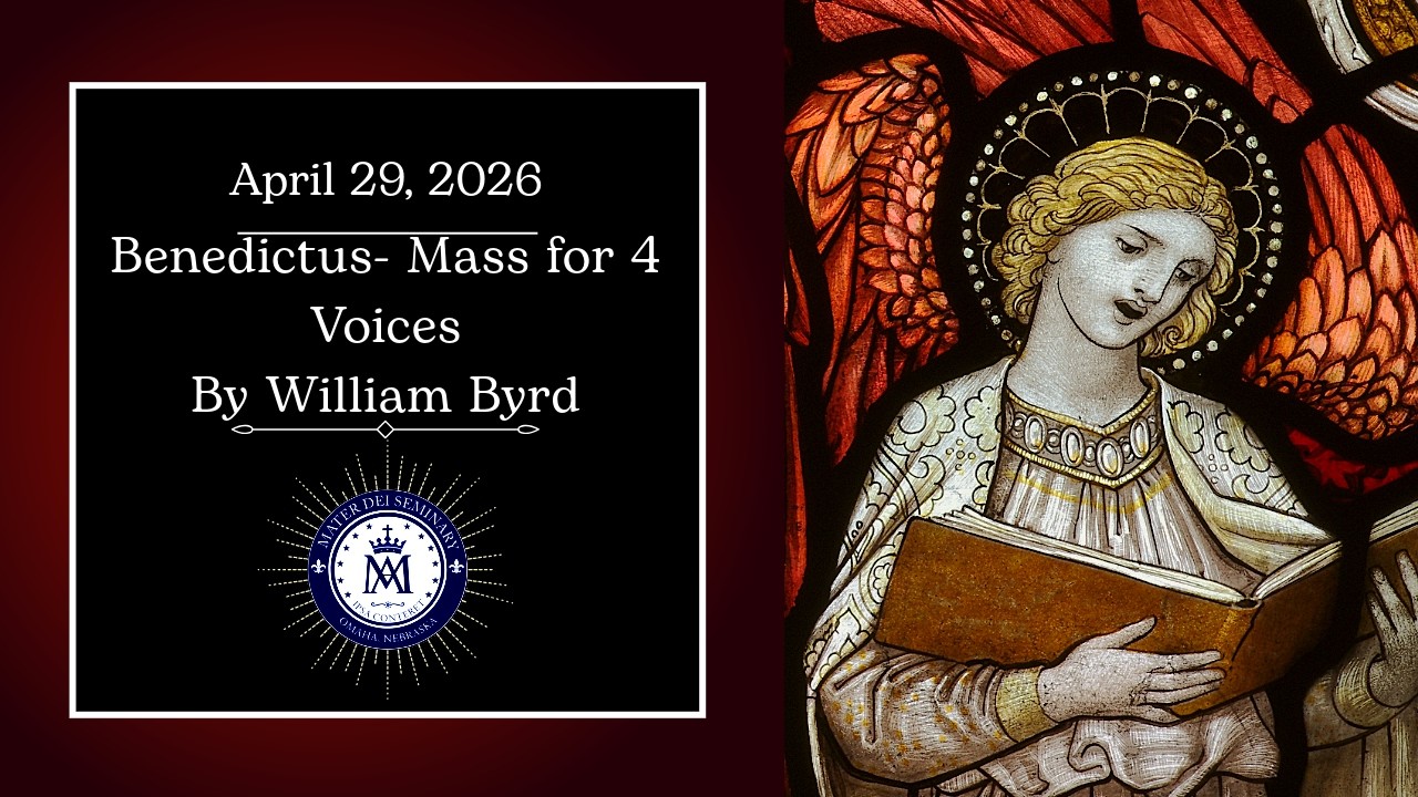 Benedictus- Mass for 4 Voices