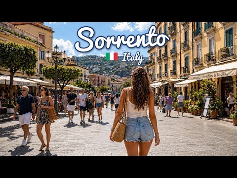 Naples, Italy | Sorrento | Walking Tour 4K