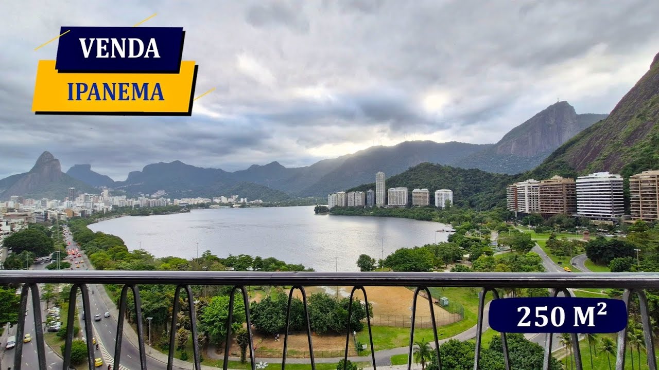 IPANEMA FRONTAL LAGOA 250M² TODO REFORMADO PORTEIRA FECHADA VISTA DESLUMBRANTE 4 QUARTOS 4 BANHEIROS