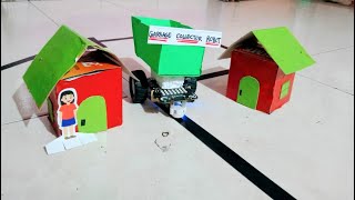 Line Follower Garbage collector. DIY project by Student of MJP School Pune,Teach for India.