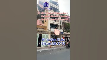 Bán nhà 5 Lầu mặt tiền quận 1 gần Hai Bà Trưng 4x22m, giá tốt nhất quận 1. #shorts