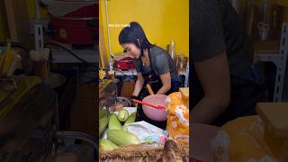 Asian Street Food-Lovely Lady Grilling Delicious Corn shorts