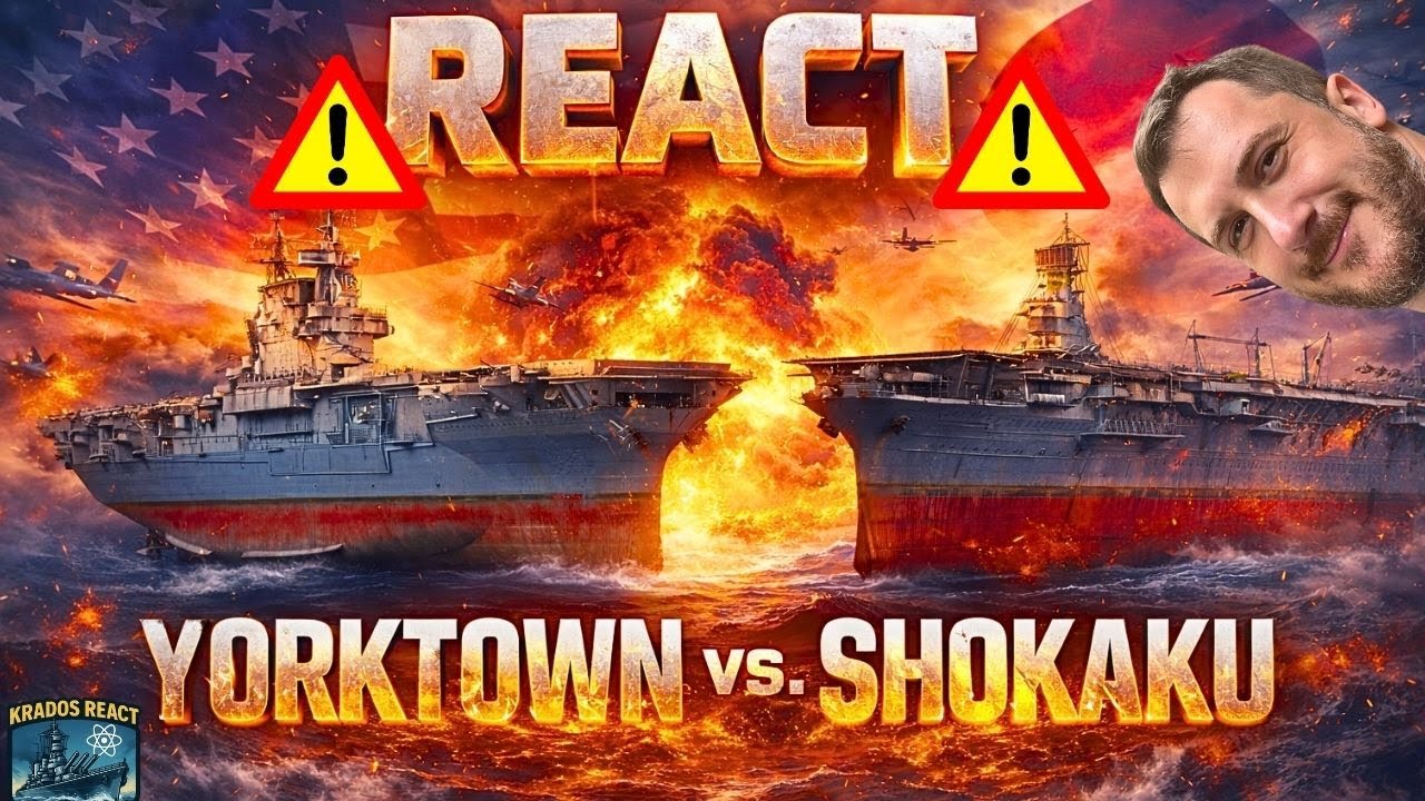 SHOKAKU vs YORKTOWN – GESCHICHTE REACT! 😱🔥 | World of Warships ⚓️