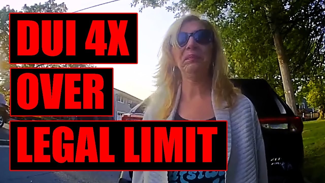 Unbelievable DUI Arrest Video Woman Caught Driving 4X Over the Legal ...