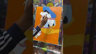 Painting Donald Duck in Abstract Style!