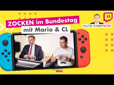 Best of #STAMMTWITCH: Mario Brandenburg und Christian Lindner von der #fdpbt ZOCKEN im Bundestag!