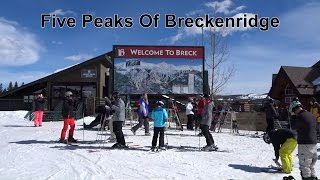 Five Peaks Of Breckenridge Ski Resort Colorado 3/10/2017