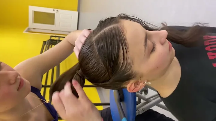 ballet bun with twists