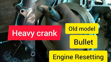 old model bullet crank weight & engine setting #bullettipsvlog #malayalam