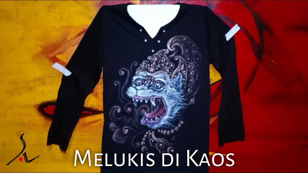 Cara Melukis di Kaos Hitam YouTube Cara Melukis di Kaos Hitam YouTube