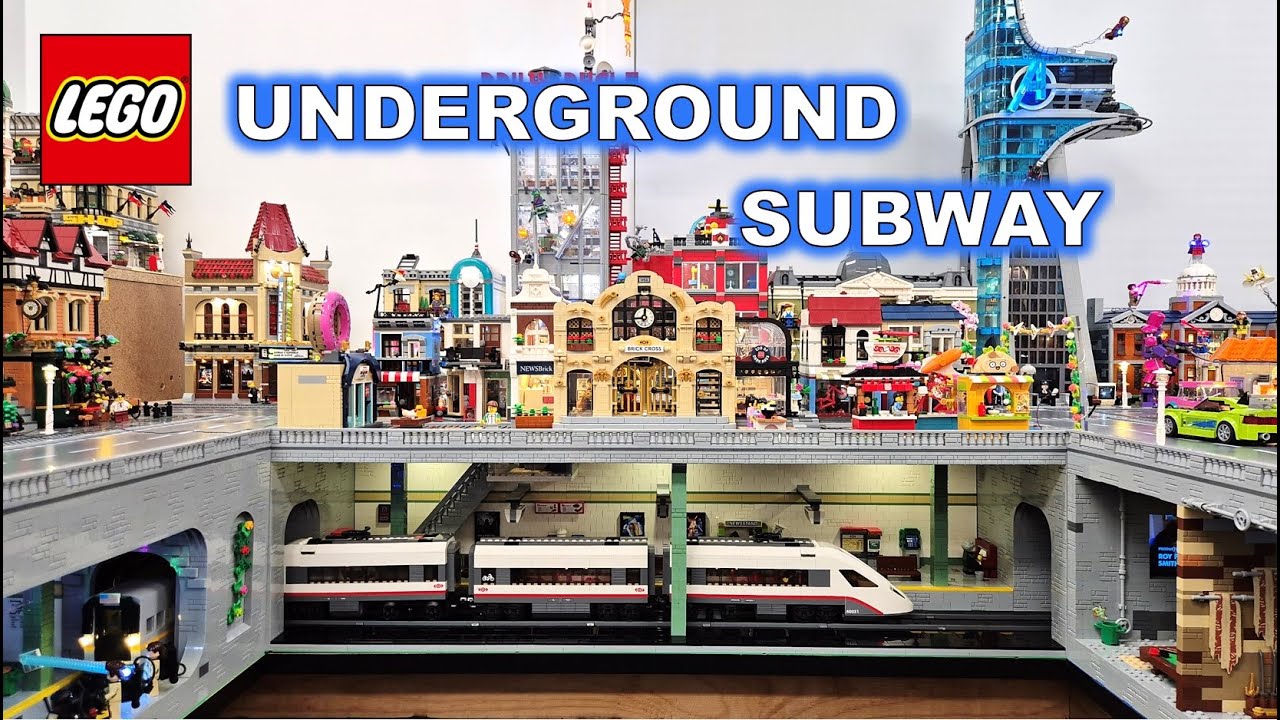 LEGO City Update -  NEW Underground Subway Layout!!