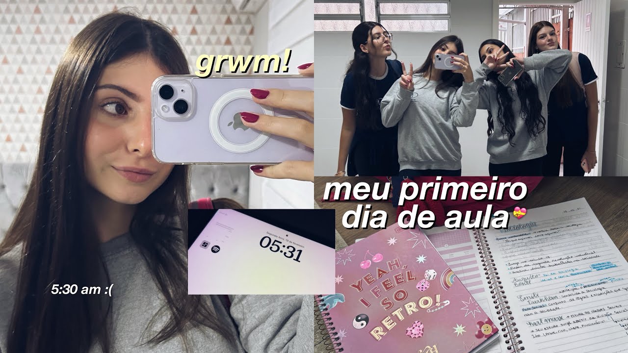 meu primeiro dia de aula📚 ~ 2° ano em