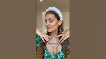 using self tanner to contour?!👀#beautyhack #selftanner