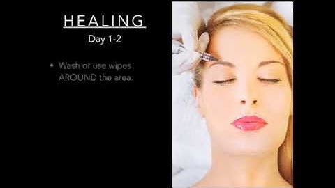 Microblading Eyebrow After Care Instructional Video