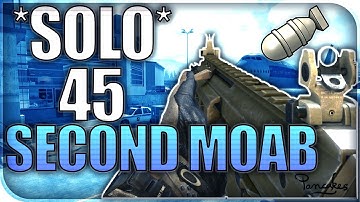 MW3: *SOLO* 45 Sec MOAB on Terminal! (CoD Mw3)