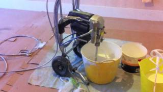 A video of some airless spray painting carried out by rob gardner.