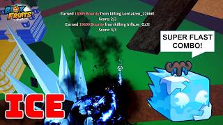 Ice Super Flast Combo Hunt Bounty In Blox Fruits