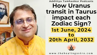 Uranus Transit in Taurus | Effect on 12 zodiac signs #uranus #taurus #june2024 #junehoroscope