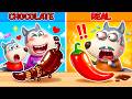 Wolfoo Plays | Is It Real or Chocolate? 🍫🤔 Wolfoo and Lucy Challenge | Family Stories for Kids