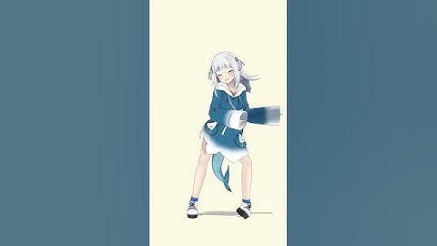 [MMD Hololive] gura pokedance [ホロライブMMD] #pokedance #hololive #mmd #shorts