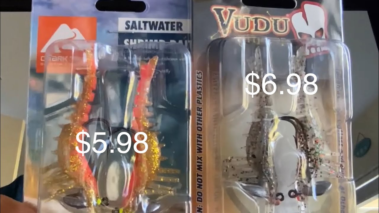 Vudu Shrimp vs. Ozark Trail Saltwater Shrimp 
