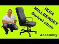 IKEA Office chair / MILLBERGET  Swivel chair Assembly