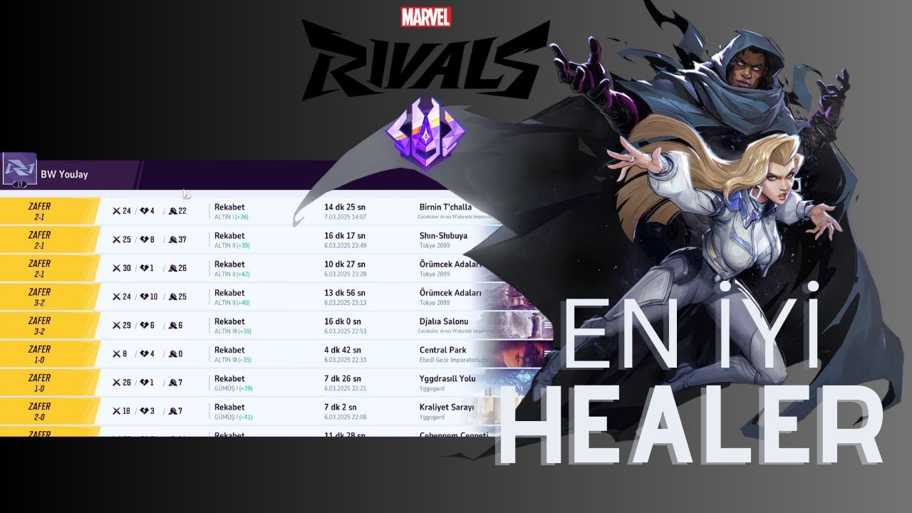MARVEL RIVALS HEALER REHBERİ (Cloak n dagger ile ne yapmalısınız ...