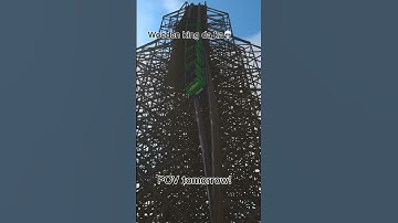 KINGDA KA but it’s WOODEN🪵🎢#shorts #rollercoaster #kingdaka #nolimits2