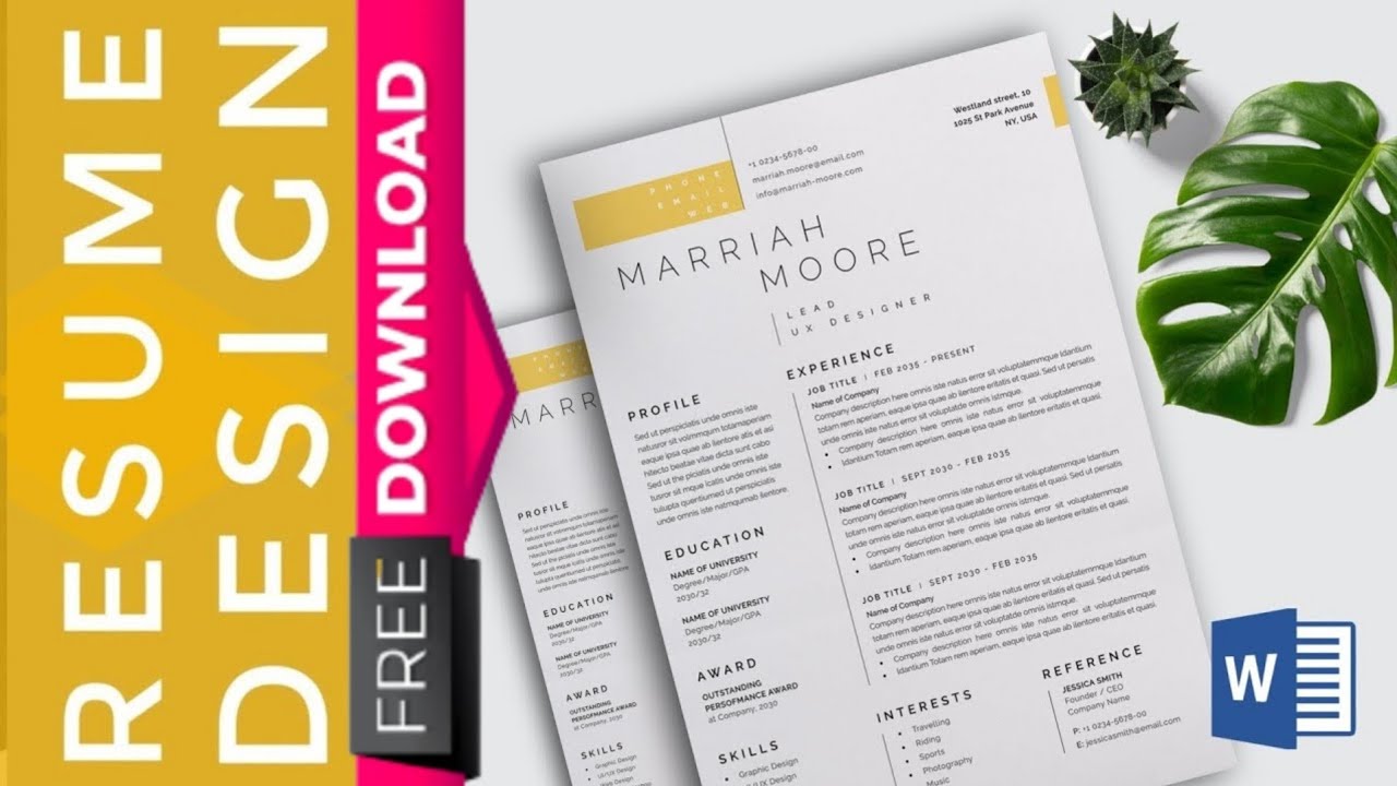 Microsoft Word : How to Create a CV/RESUME template in MS Word ...