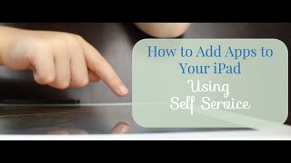 Add an App from Self Service