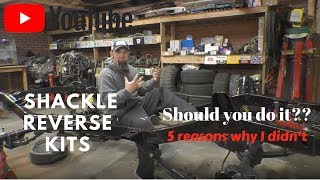 Shop Talk: Shackle reversals on a YJ