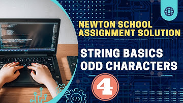Newton school | Odd characters | string interview questions in java | Java top String questions