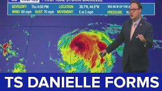 Eye on Tropics: Danielle gets named, two other areas to watch