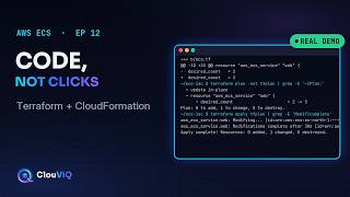 Deploy Amazon ECS With Terraform & CloudFormation (Real Demo)