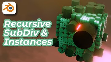 Recursive Subdivisions in Blender Geometry Nodes