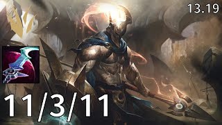 Pantheon Jungle vs Talon - EUW Master | Patch 13.19