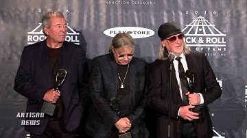 DEEP PURPLE WANTED RITCHIE BLACKMORE WITH THEM AT THE ROCK HALL, IAN GILLAN SAYS BACKSTAGE