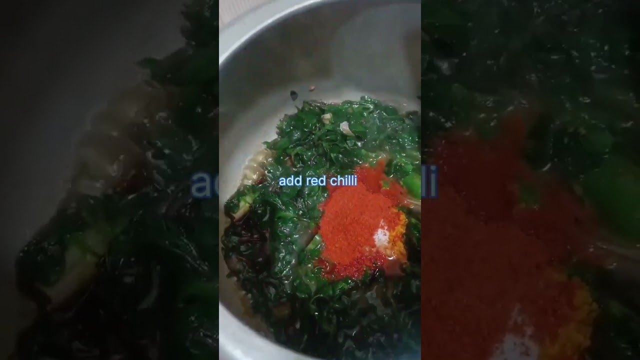 🔥 Village style bathua sag with mixed dal.