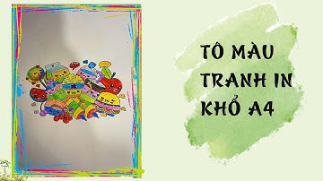 Paint With Me || Tô Màu Những Cái Bánh Đáng Yêu || Draw With Me