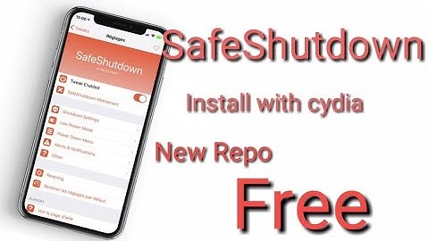 SafeShutdown with New repo [free]avoid hang on logo when Restart device After Bypass iCloud 2020